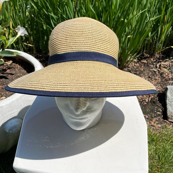 Sun Straw Hat Sz 21.5” - Picture 2 of 7